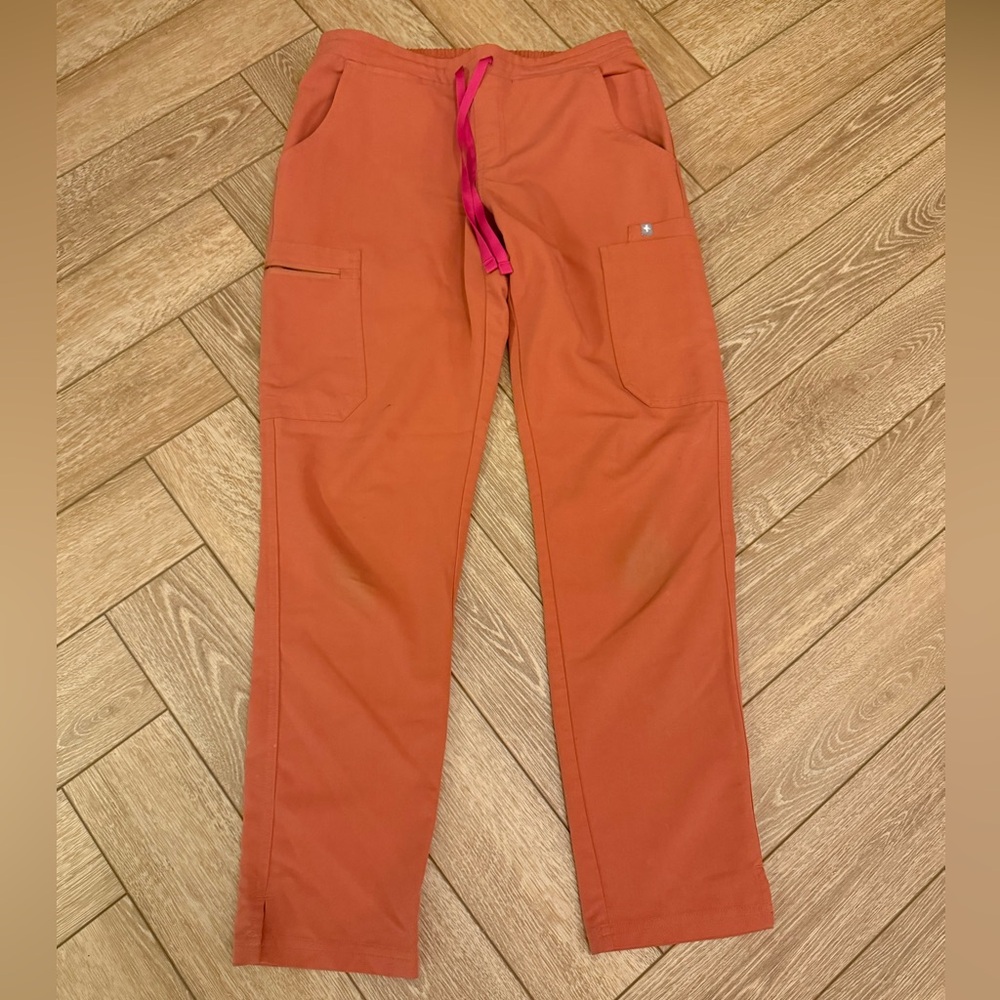 Figs Women's Burnt Orange Yola Scrub Pants